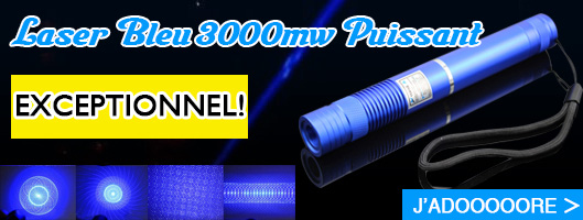 pointeur laser bleu 3000mw